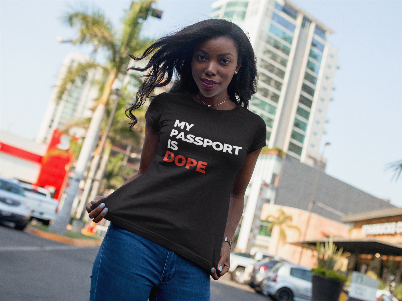 my-passport-is-dope-unisex-black shirt