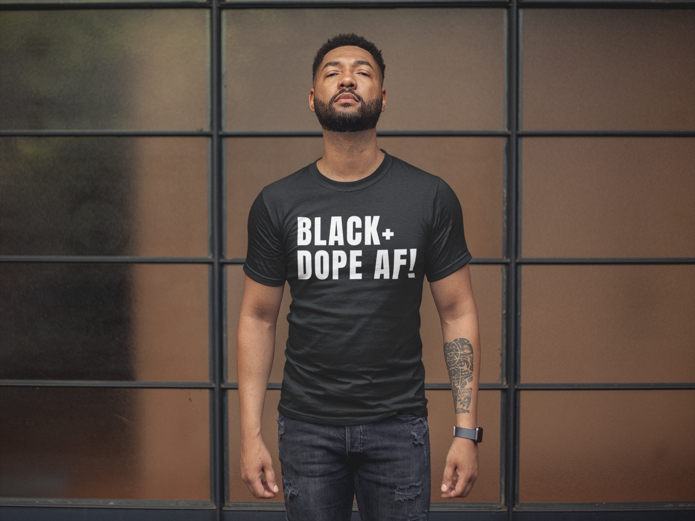 Black + Dope AF Unisex Shirt