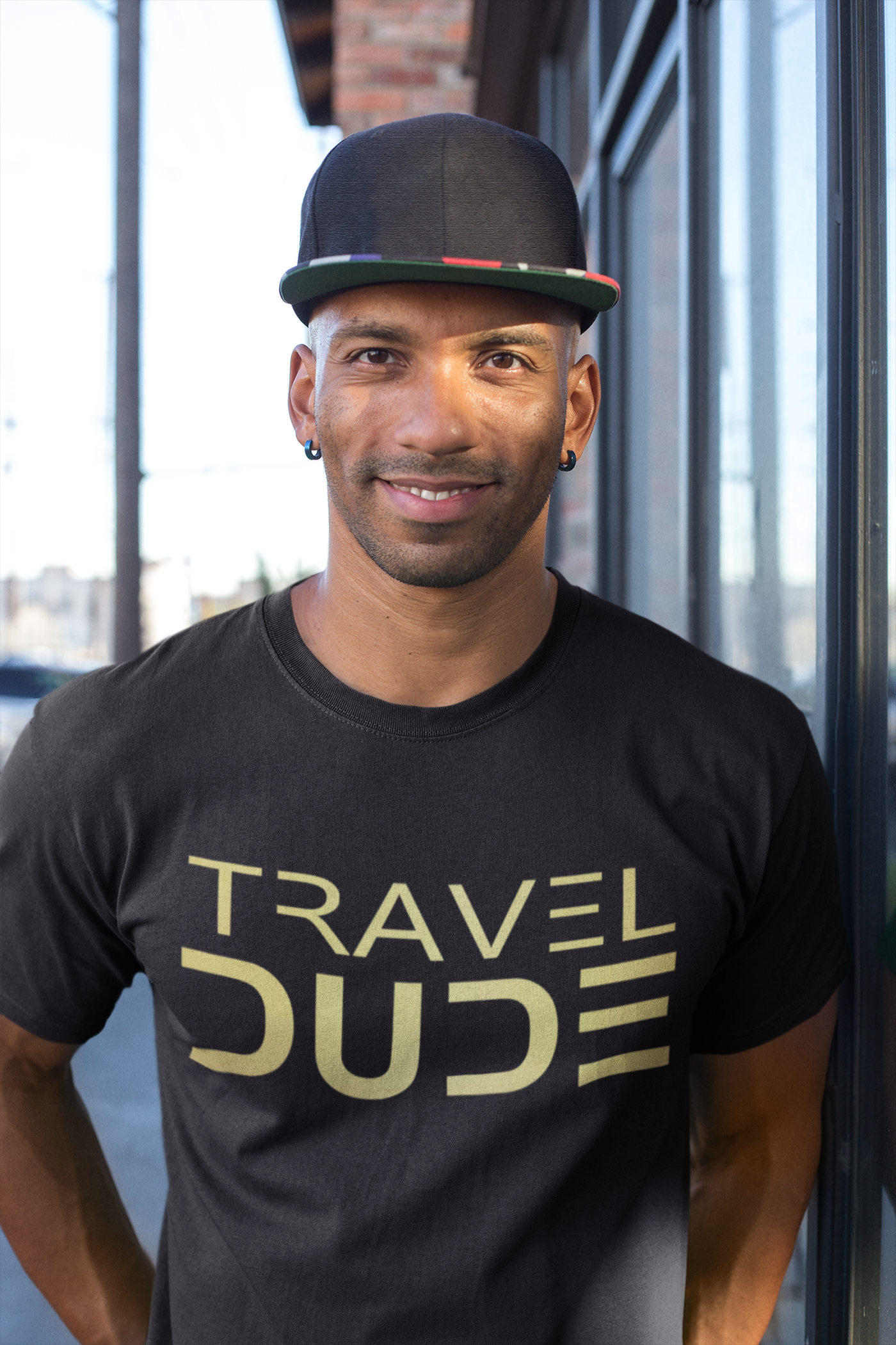 Travel Dude Gold Foil Shirt