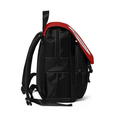 Proud Member Casual Shoulder Backpack - Red