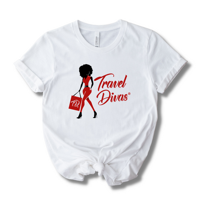 Official Travel Divas White Edition Women's T-Shirt
