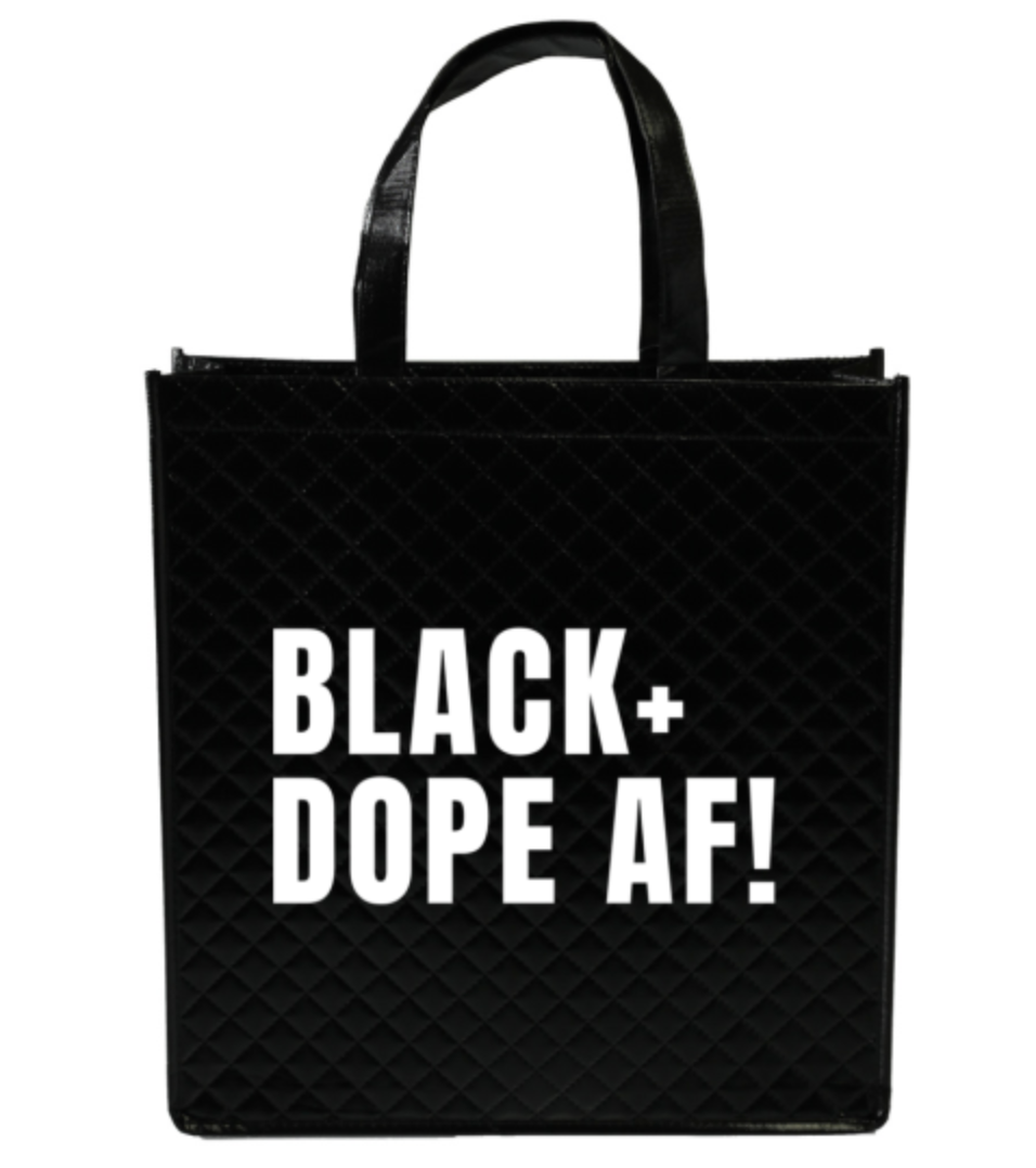 Black + Dope Tote Bag