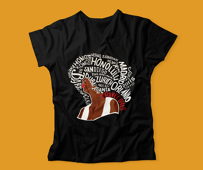 MY HAIR - Major World Cities T-shirt