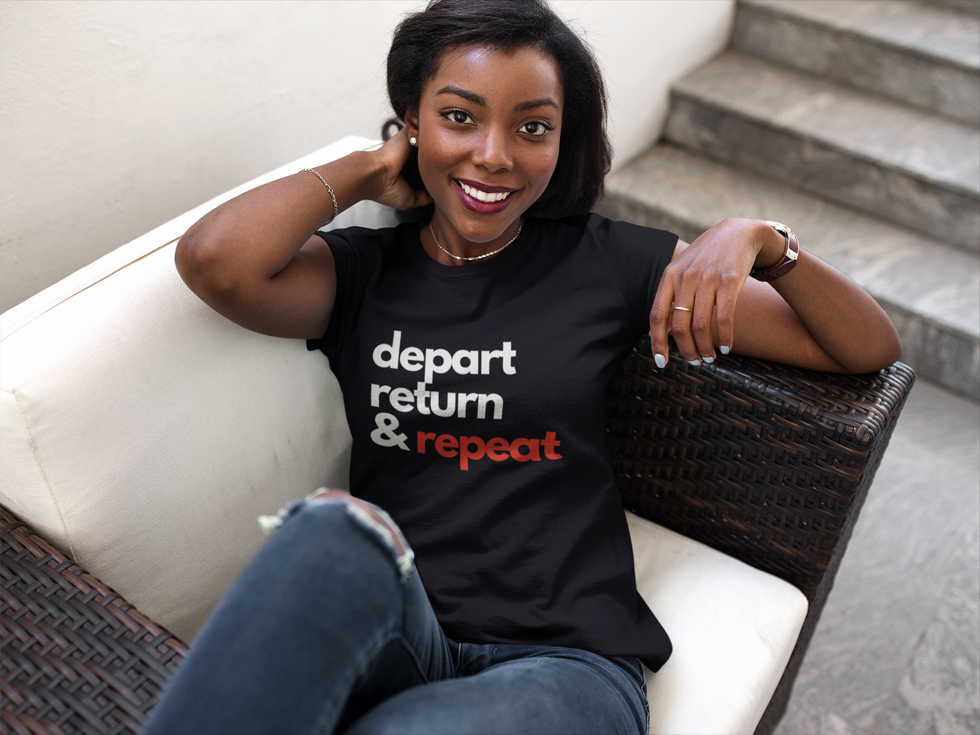 Depart, Return And Repeat Unisex Shirt